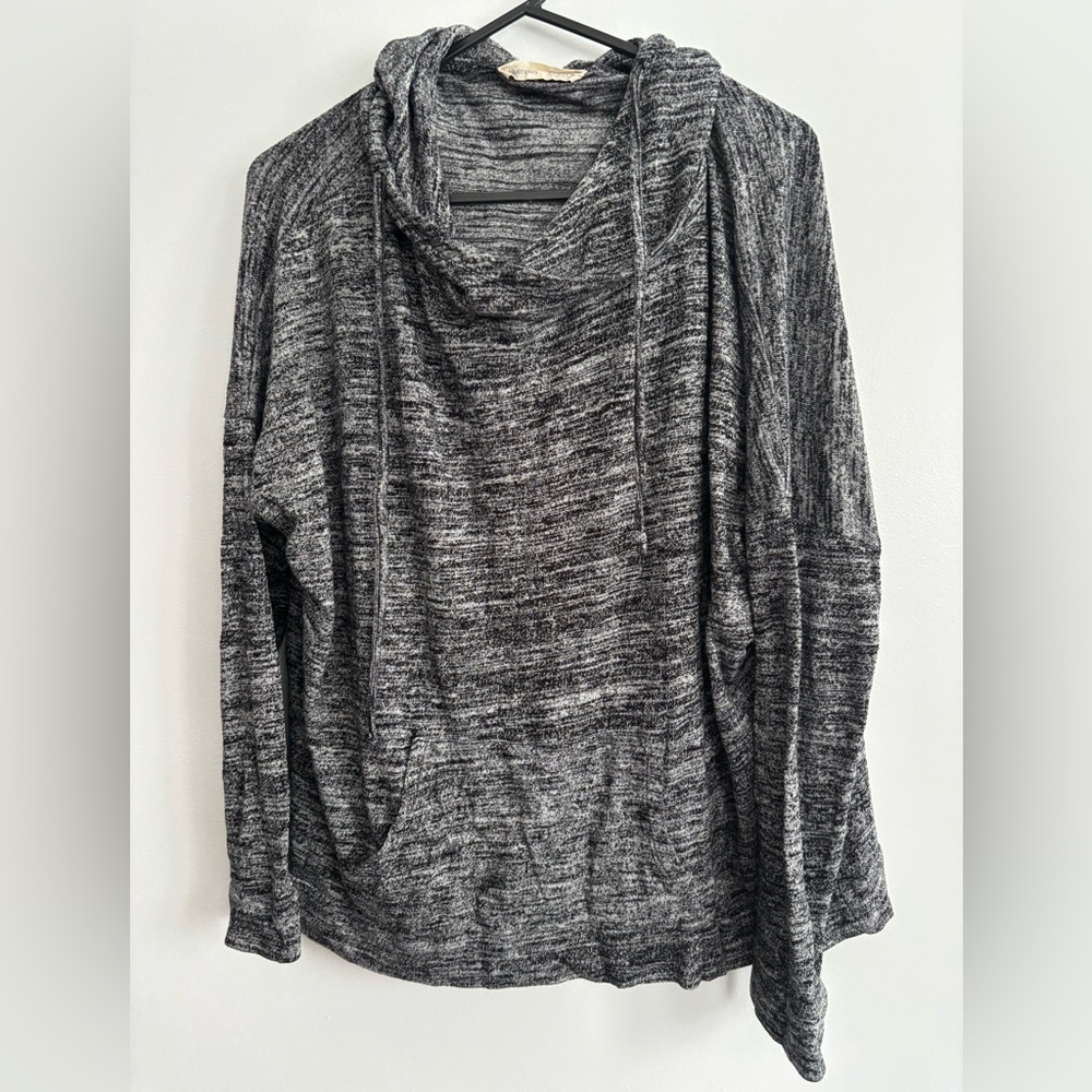 Bluenotes Lightweight Hoodie Heather Gray Long Sleeve Size XL